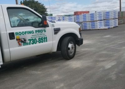 Roofing Pros storage.