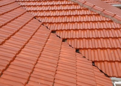 New red roofing tiles.
