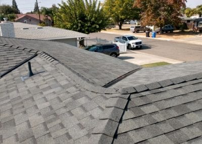 New roofing tiles on a residence.